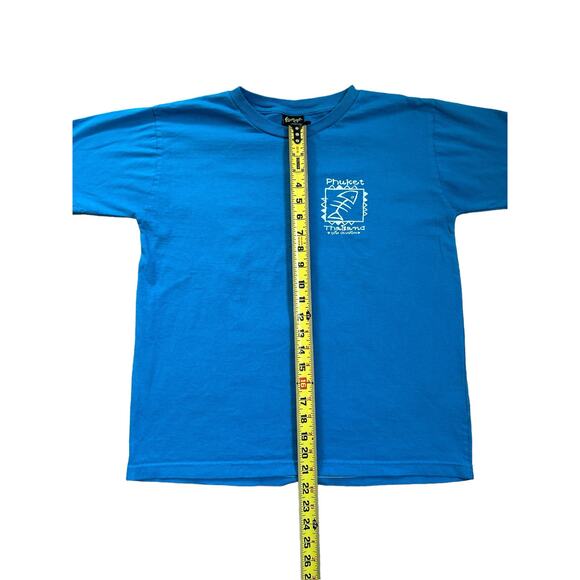 Funny T Shirt Phuket Thailand Blue T Shirt Size M Medium Seldom Worn - Picture 4 of 7